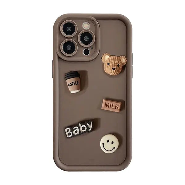 Coffee Bear iPhone Case