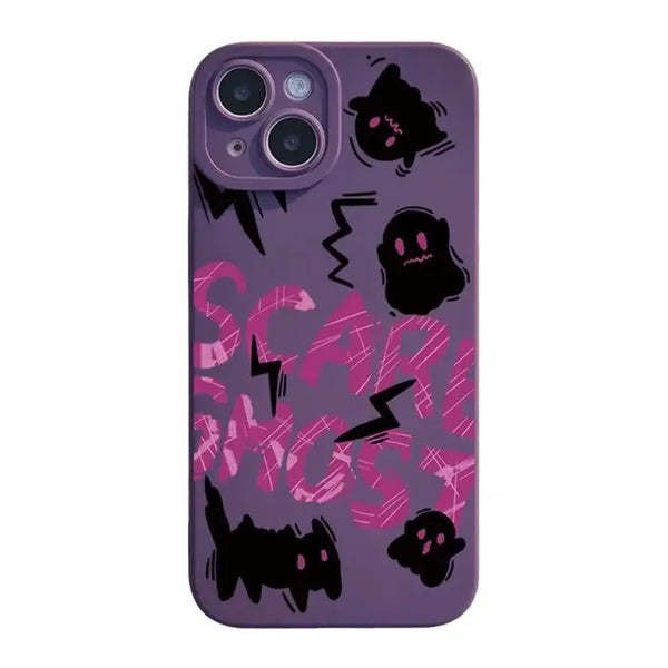 Ghosted Purple iPhone Case