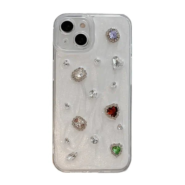 Colored Gemstone iPhone Case