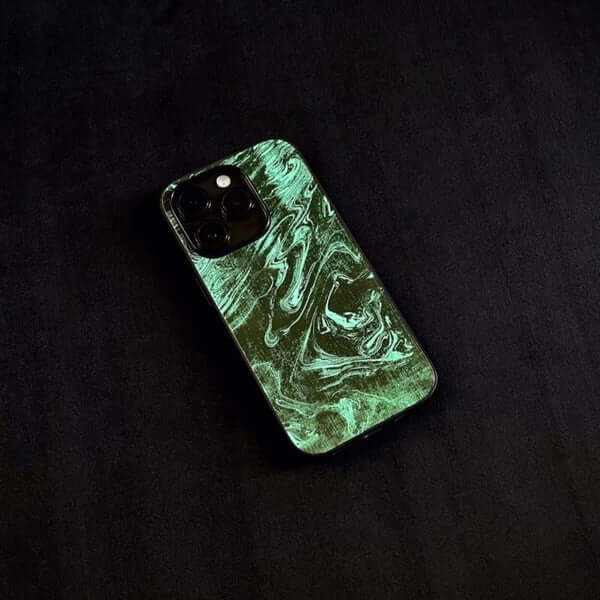 Green Quiet iPhone Case